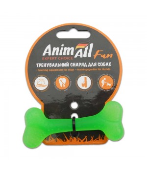 Игрушка AnimAll Fun кость, зеленый, 8 см