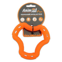 Игрушка AnimAll Fun кольцо 6 сторон, оранжевое, 12 см