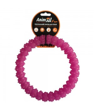 Игрушка AnimAll Fun кольцо с шипами, фиолетовый, 20 см