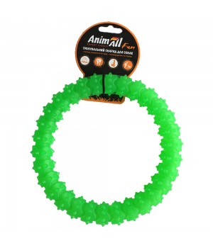Игрушка AnimAll Fun кольцо с шипами, зеленый, 20 см