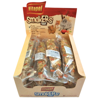 Колба Vitapol Smakers Box для грызунов, со вкусом овощей, упаковка 12 шт