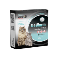 Антигельминтный препарат AnimAll VetLine DeWorm для кошек и котят