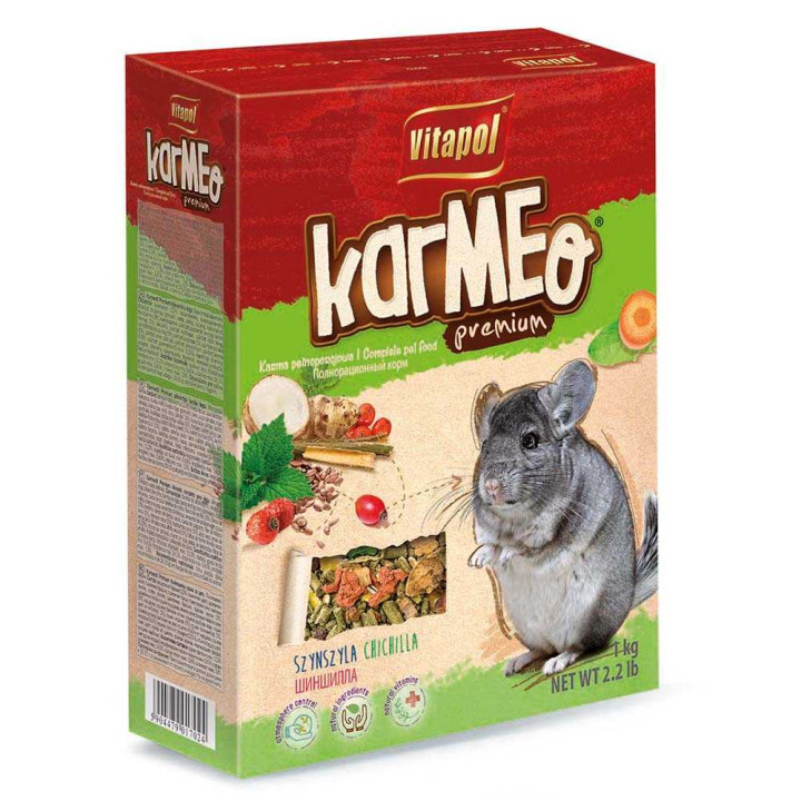Премиум корм Vitapol Karmeo для шиншилл, 1кг