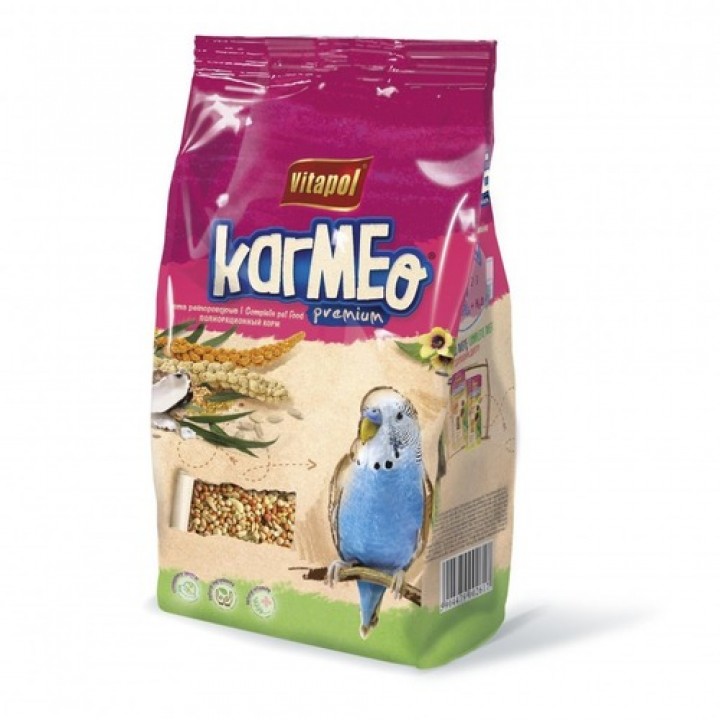 Премиум корм Vitapol Karmeo для волнистых попугаев, 500 г