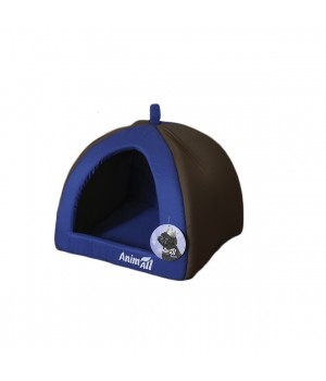Домик AnimAll Wendy M для собак, голубой, 41×41×32 см