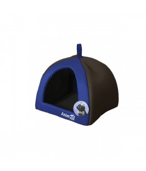 Будиночок AnimAll Wendy S для собак, блакитний, 38×38×29 см