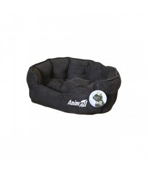 Лежак AnimAll Royal M для собак, коричневый, 53×47×21 см