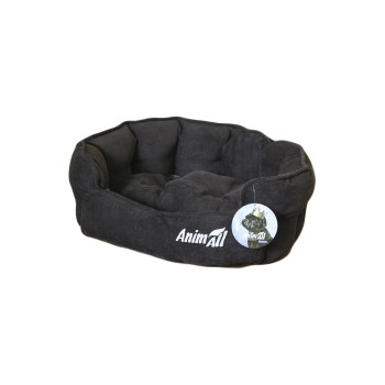 Лежак AnimAll Royal M для собак, коричневый, 53×47×21 см