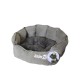 Лежак AnimAll Rolyal S для собак, серый, 48×42×20 см