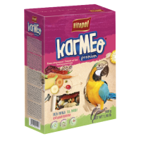 Полнорационный корм Vitapol Karmeo Premium для крупных попугаев, 900 г
