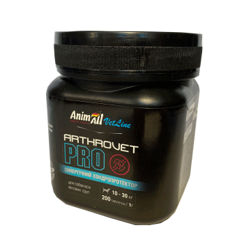 Хондропротектор AnimAll VetLine Arthrovet PRO для середніх порід собак 1 г × 200 табл