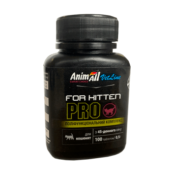Витамины AnimAll VetLine for Kitten PRO для котят с 45-дневного возраста 0.5 г × 100 табл