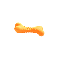 Іграшка AnimAll GrizZzly для собак, кістка, помаранчева, 11 × 4.7 см