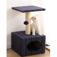 AnimAll Дряпка з будиночком 50 см СИЗАЛЬ