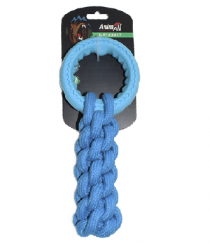 Іграшка AnimAll GrizZzly для собак, Кроссфіт з кільцем, 24 × 10 см