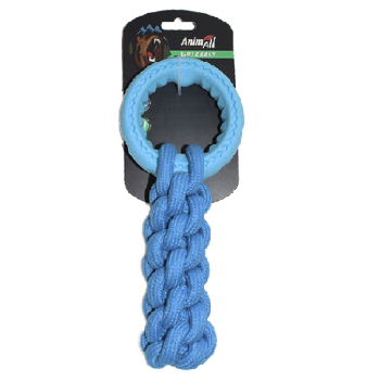 Игрушка AnimAll GrizZzly для собак, кроссфит с кольцом, 24×10 см