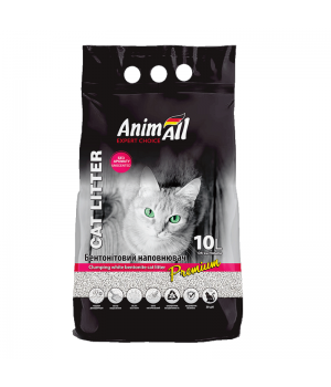 Бентонитовый наполнитель AnimAll Premium Classic без аромата, для кошек, 10 л