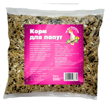 Корм Мой пушистик, для папугаев, 500 г
