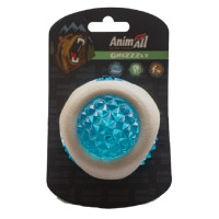 Іграшка AnimAll GrizZzly LED-м'яч що світиться, біло-синій, 7.7 см