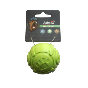 Игрушка AnimAll GrizZzly мячик с ароматом зеленого яблока, зеленый