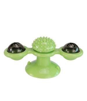 ТМ АnimAll Інтерактивна іграшка для котів на присосці CrazZzy Cat, зелена