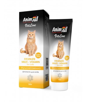 Фітопаста AnimAll VetLine Multivitamin для котів, 100 г