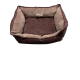 Лежанка AnimAll Nena S VELOURS Berry для собак і котів, коричнева, 45×35×16 см