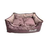 Лежак AnimAll Nena VELOURS CACAO, для кошек, S, 45x35x16 см