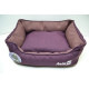 Лежанка AnimAll Anna M Dark Violet для собак и кошек, фиолетовая, 55×43×17 см