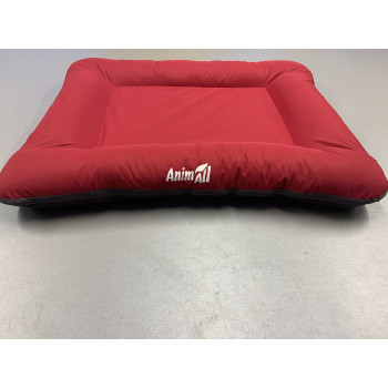 Лежанка AnimAll Super Max M HOT RED для собак и кошек, красная, 80×65 см