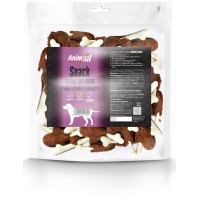 Ласощі AnimAll Snack качине ескімо з кальцієм для собак, 500 г
