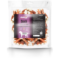 Лакомство AnimAll Snack мясо утки на кальциевой кости для собак, 500 г