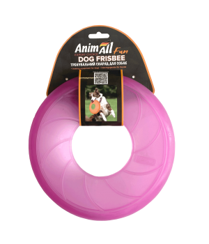 Игрушка АнимАлл Фан Фризби для игр с собакой 22 см, фиолетовая