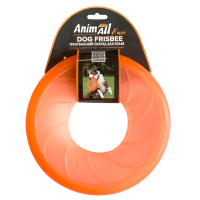 Игрушка АнимАлл Фан Фризби для игр с собакой 22 см, оранжевая