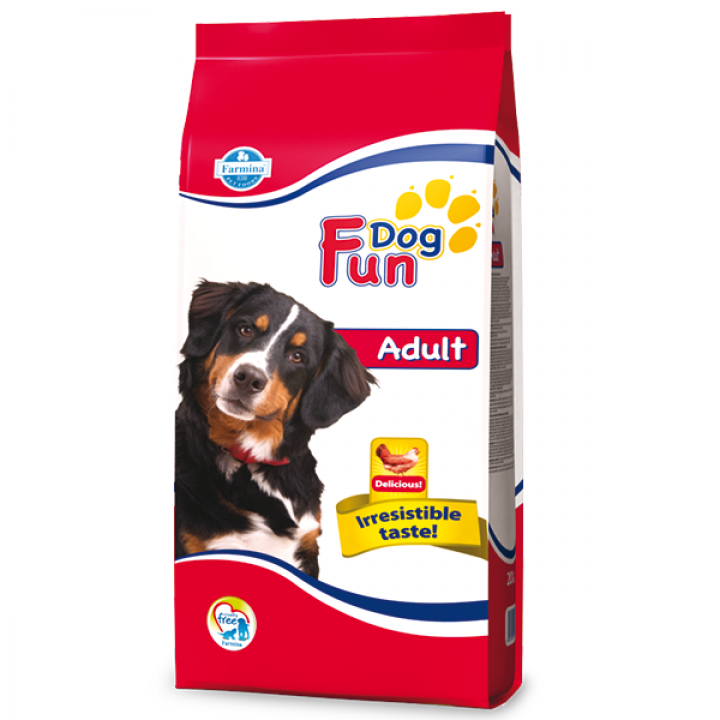 Полнорационный сухой корм Farmina Fun Dog, для взрослых собак, с курицей, 20 кг