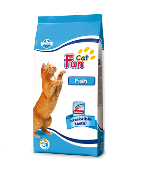 Повнораціонний сухий корм Farmina Fun Cat, для дорослих котів, з рибою, 20 кг