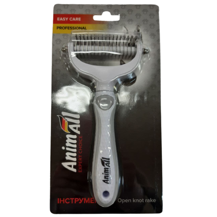 Колтунорез AnimAll Groom для собак и кошек, серый
