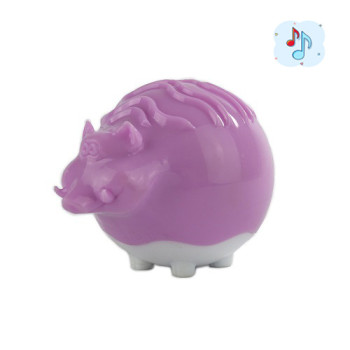 Игрушка AnimAll GrizZzly Кабан, для собак, фиолетовая, 10×7×7.2 см
