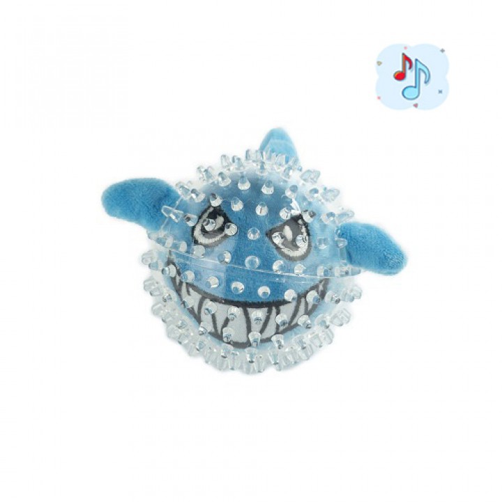 Мягкая игрушка AnimAll GrizZzly Акула, для собак, 9 см, синяя