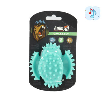 Игрушка AnimAll GrizZzly мультифункциональный мяч, для собак, 9.3 см, мятная