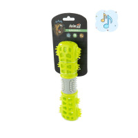 Игрушка AnimAll GrizZzly мультифункциональная косточка, для собак, 24.4×7.3×5.1 см, зелёно-серая