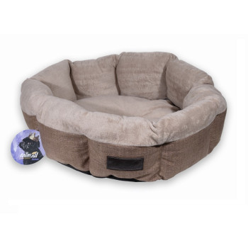 Лежак AnimAll Mary S Brown для собак, коричневый, 50×50×15 см