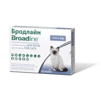 Капли Boehringer Ingelheim Broadline против паразитов для кошек S (до 2.5 кг) , цена за 1 пипетку