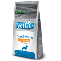 Сухий корм Farmina Vet Life Hypoallergenic Fish&Potato для собак, при харчовій алергії, риба та картопля, 2 кг