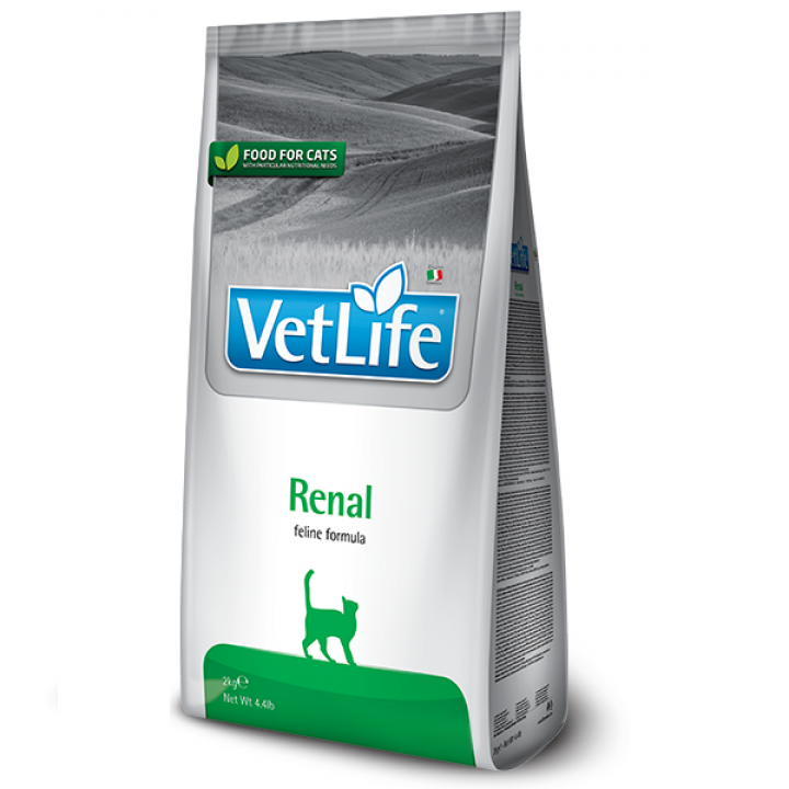 Сухой корм Farmina Vet Life Renal для кошек, для поддержания функции почек, 400 г