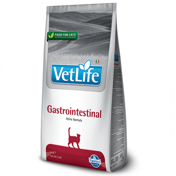 Сухой корм Farmina Vet Life Gastrointestinal для кошек, при заболевании ЖКТ, 400 г