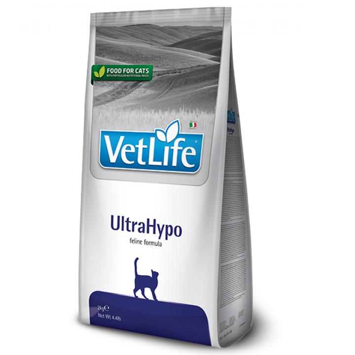 Сухой корм Farmina Vet Life UltraHypo для кошек, при пищевой аллергии, 400 г