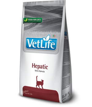 Сухой корм для кошек Farmina Vet Life Hepatic диетическое питание, при хронической печеночной недостаточности, 400 г