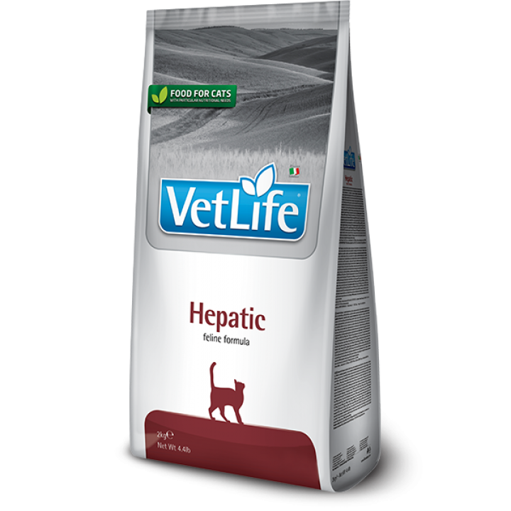 Сухой корм для кошек Farmina Vet Life Hepatic диетическое питание, при хронической печеночной недостаточности, 400 г