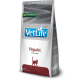 Сухий корм для котів Farmina Vet Life Hepatic дієтичне харчування, при хронічній печінковій недостатності, 400 г 